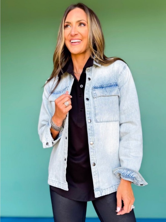 SSYS Jackets & Blazers - SSYS Signature Denim Shacket - Women's Casual Shacket - Like brand new